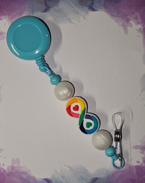 Autism Ribbon Badge Reel